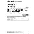 Cover page of PIONEER DEH-P4650MP-3 Service Manual