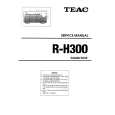 Cover page of TEAC R-H300 Service Manual