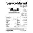 Cover page of TECHNICS SAEH550 Service Manual